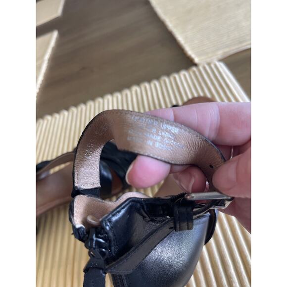 MIZ MOOZ New York CASSIE Women's Low Heel Sandals Black Sz 38 Wide 7.5 - 8 - Picture 8 of 8